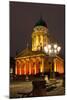 Berlin, Gendarmenmarkt, Night Photography-Catharina Lux-Mounted Photographic Print