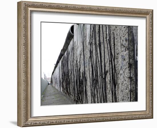 Berlin, Germany. Berlin Wall Today-Dennis Brack-Framed Photographic Print