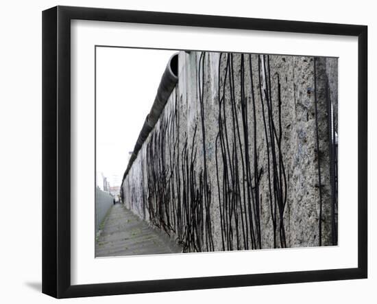 Berlin, Germany. Berlin Wall Today-Dennis Brack-Framed Photographic Print