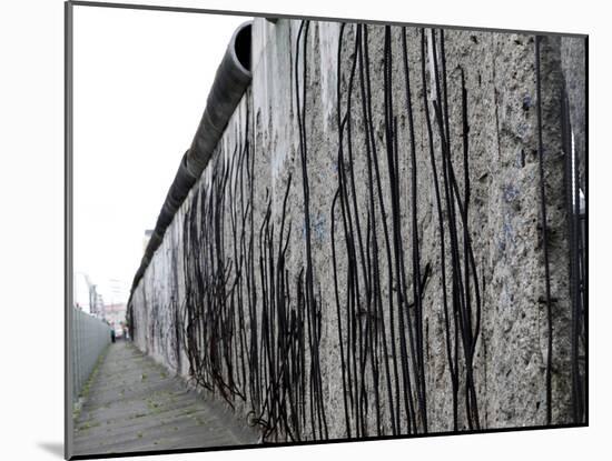Berlin, Germany. Berlin Wall Today-Dennis Brack-Mounted Photographic Print