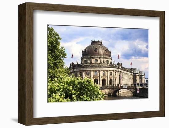 Berlin, Germany. Bode Museum along the Spree river on Museum Island-Miva Stock-Framed Photographic Print