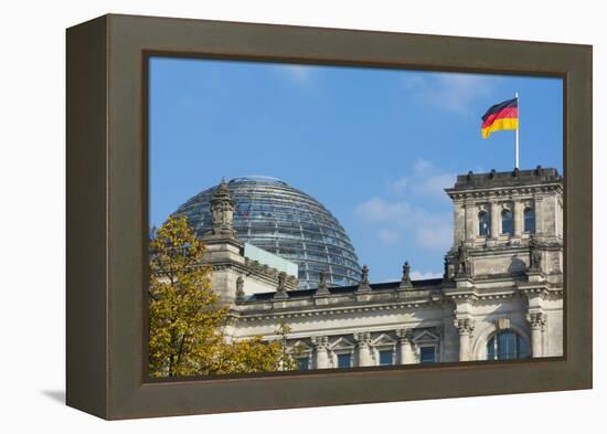 Berlin, Germany Reichstag Building Famous City Center-Bill Bachmann-Framed Premier Image Canvas