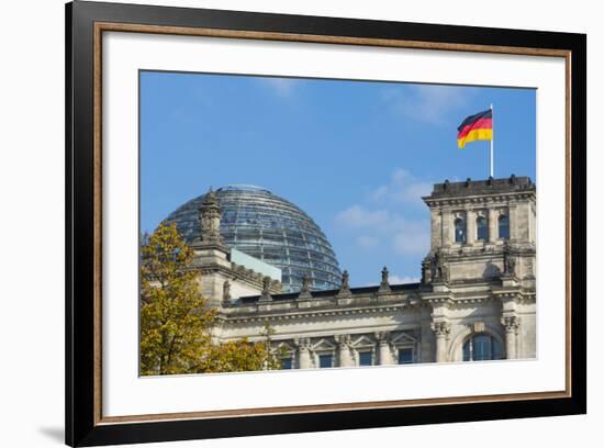 Berlin, Germany Reichstag Building Famous City Center-Bill Bachmann-Framed Photographic Print