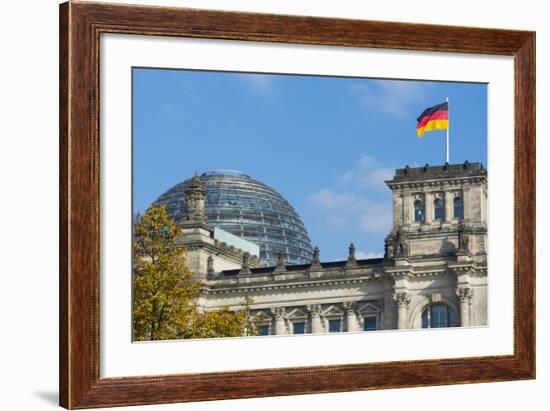 Berlin, Germany Reichstag Building Famous City Center-Bill Bachmann-Framed Photographic Print