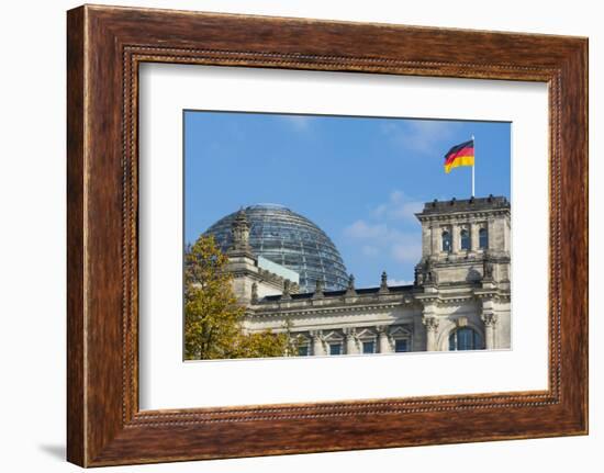 Berlin, Germany Reichstag Building Famous City Center-Bill Bachmann-Framed Photographic Print