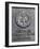 Berlin, Germany. Section of the Berlin Wall with the seal of the German Democratic Republic-Miva Stock-Framed Photographic Print