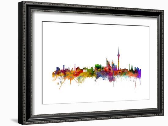 Berlin Germany Skyline-Michael Tompsett-Framed Art Print