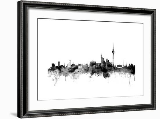 Berlin Germany Skyline-Michael Tompsett-Framed Art Print