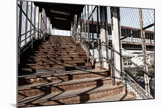 Berlin-Marzahn, City Railroad Station, Stairs-Catharina Lux-Mounted Photographic Print