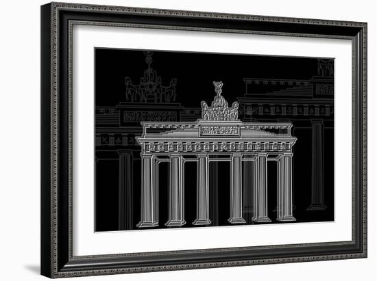 Berlin Night-Cristian Mielu-Framed Art Print