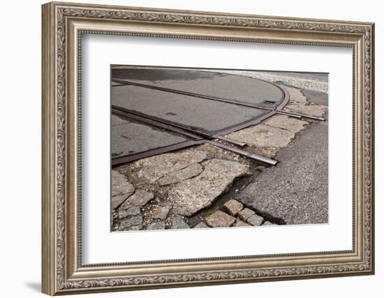 Berlin, Oberschšneweide, Disused Railroad-Catharina Lux-Framed Photographic Print