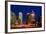 Berlin, Potsdamer Platz, Night Photography-Catharina Lux-Framed Photographic Print