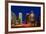 Berlin, Potsdamer Platz, Night Photography-Catharina Lux-Framed Photographic Print