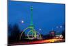 Berlin, Radio Tower, Looping Sculpture, Night-Catharina Lux-Mounted Photographic Print
