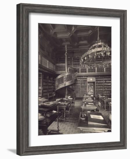 Berlin, Reichstag, Library-null-Framed Photographic Print