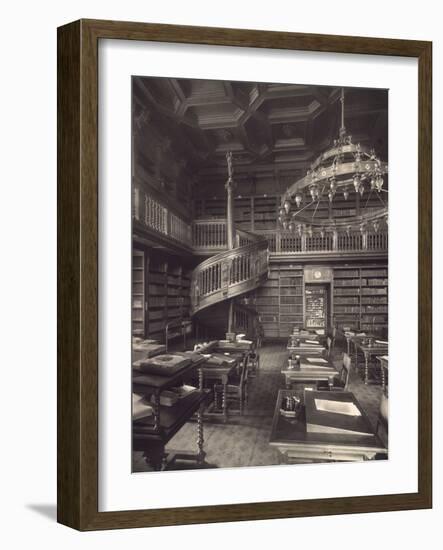 Berlin, Reichstag, Library-null-Framed Photographic Print