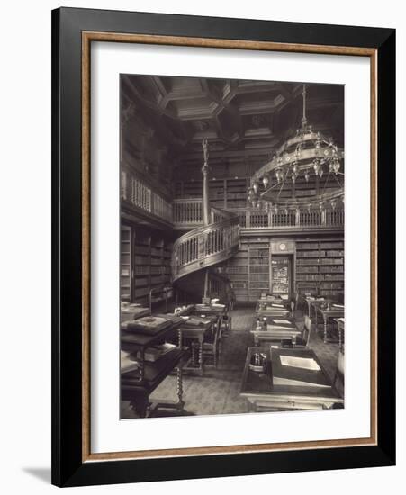 Berlin, Reichstag, Library-null-Framed Photographic Print