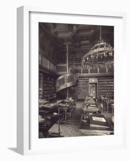 Berlin, Reichstag, Library-null-Framed Photographic Print