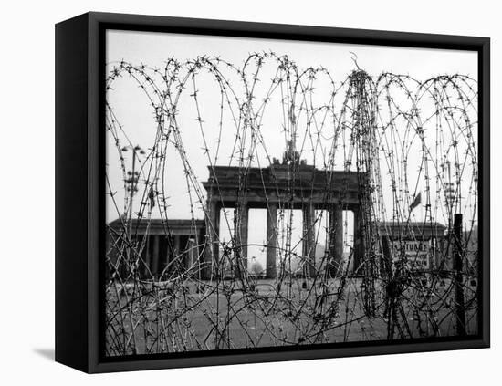 Berlin's Brandenburg Gate-null-Framed Stretched Canvas