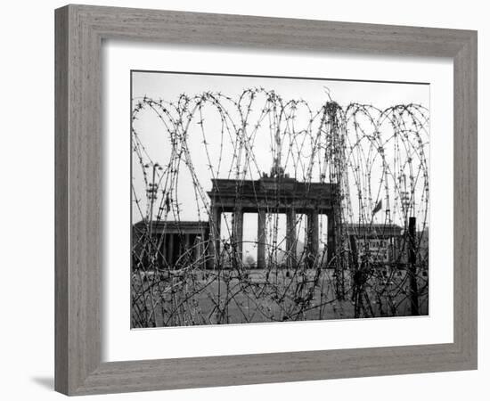Berlin's Brandenburg Gate-null-Framed Photo