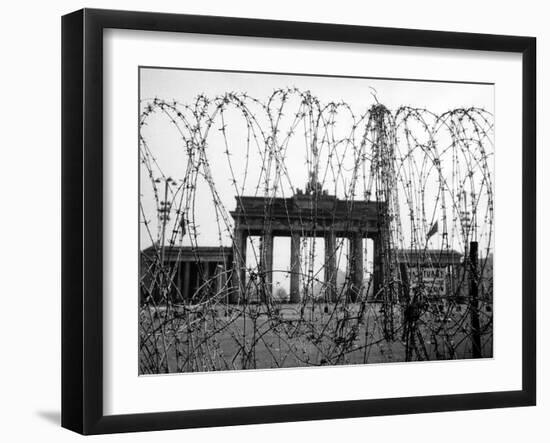 Berlin's Brandenburg Gate-null-Framed Photo