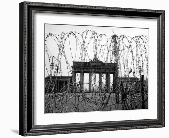 Berlin's Brandenburg Gate-null-Framed Photo