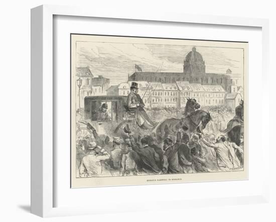 Berlin's Farewell to Bismarck-null-Framed Giclee Print