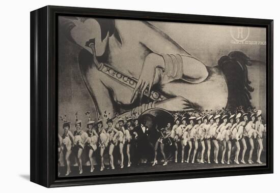 Berlin Showgirls, 1927-null-Framed Premier Image Canvas