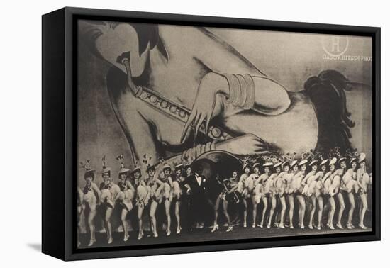 Berlin Showgirls, 1927-null-Framed Premier Image Canvas