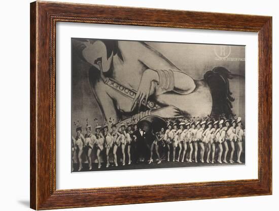 Berlin Showgirls, 1927-null-Framed Photographic Print