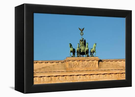 Berlin, the Brandenburg Gate, Quadriga-Catharina Lux-Framed Premier Image Canvas