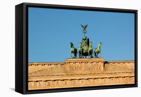 Berlin, the Brandenburg Gate, Quadriga-Catharina Lux-Framed Premier Image Canvas