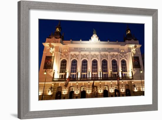Berlin, Theater Der Westens, Dusk-Catharina Lux-Framed Photographic Print