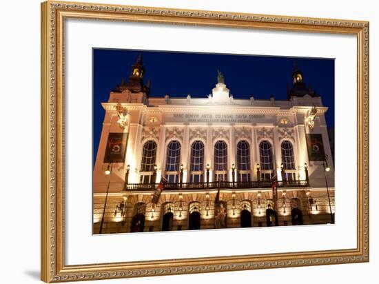 Berlin, Theater Der Westens, Dusk-Catharina Lux-Framed Photographic Print