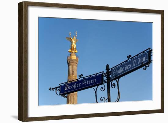 Berlin-Tiergarten, Gro§er Stern, Victory Column-Catharina Lux-Framed Photographic Print