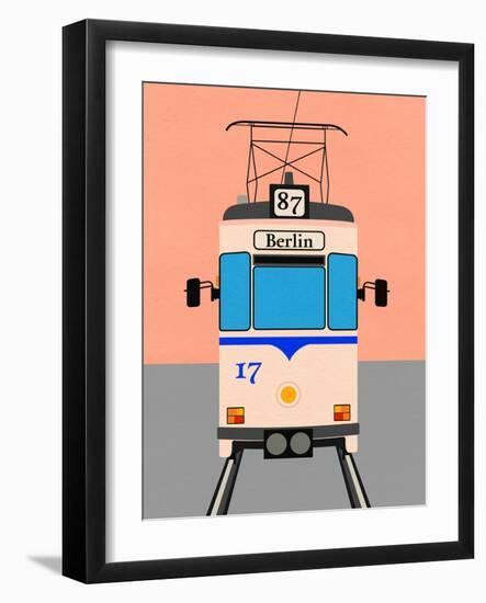 Berlin Tram-Rosi Feist-Framed Giclee Print