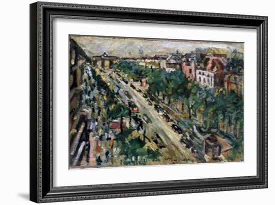 Berlin, Unter Den Linden, 1922-Lovis Corinth-Framed Giclee Print