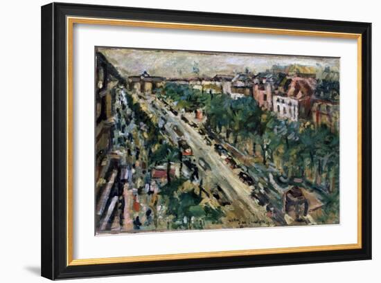 Berlin, Unter Den Linden, 1922-Lovis Corinth-Framed Giclee Print