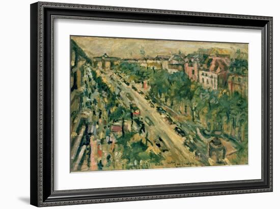 Berlin, Unter Den Linden, 1922-Lovis Corinth-Framed Giclee Print