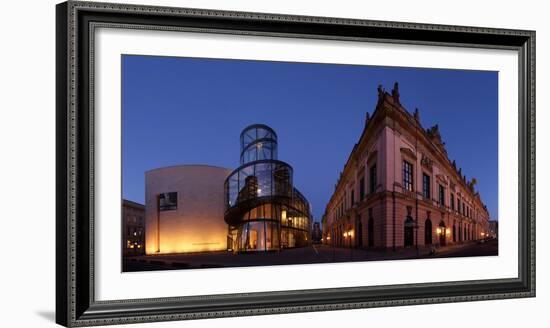 Berlin, Unter Den Linden, Zeughaus (Arsenal), German Historical Museum, Pei-Bau, Panorama, Evening-Catharina Lux-Framed Photographic Print