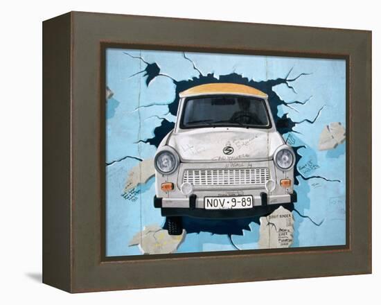 Berlin Wall Mural, East Side Gallery, Berlin, Germany-Martin Moos-Framed Premier Image Canvas