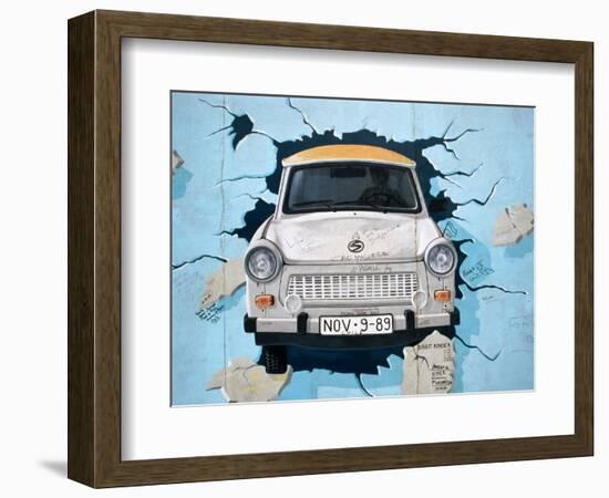 Berlin Wall Mural, East Side Gallery, Berlin, Germany-Martin Moos-Framed Photographic Print