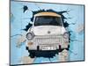 Berlin Wall Mural, East Side Gallery, Berlin, Germany-Martin Moos-Mounted Photographic Print