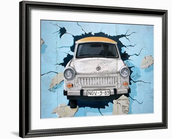 Berlin Wall Mural, East Side Gallery, Berlin, Germany-Martin Moos-Framed Photographic Print