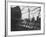 Berlin Wall Stretches Divisionally Between Buildings That Were Once on Common Ground-Paul Schutzer-Framed Photographic Print