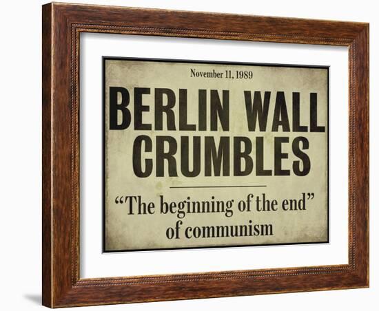 Berlin Wall-null-Framed Giclee Print