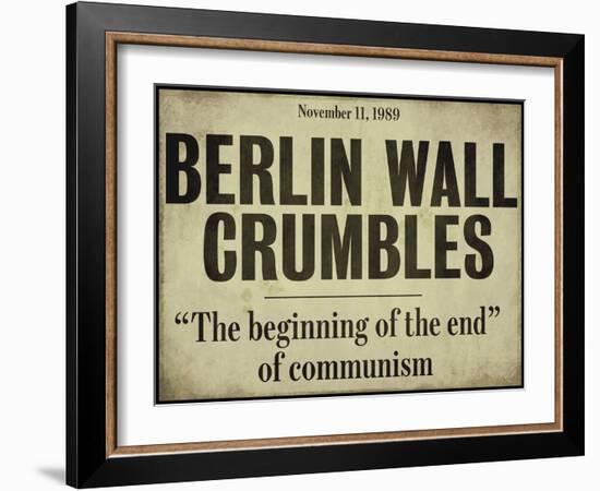 Berlin Wall-null-Framed Giclee Print