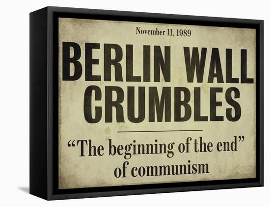 Berlin Wall-null-Framed Premier Image Canvas