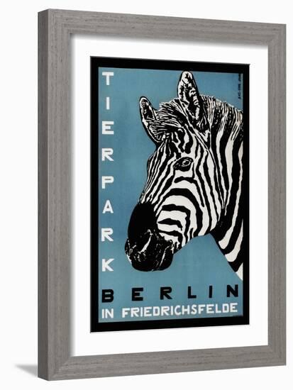 Berlin Zoo-Vintage Lavoie-Framed Giclee Print