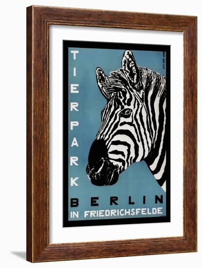 Berlin Zoo-Vintage Lavoie-Framed Giclee Print